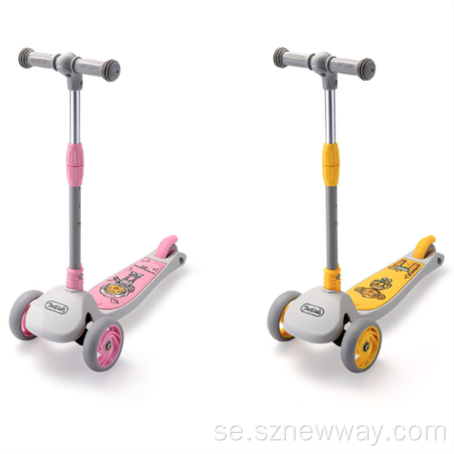 Xiaomi 700kids barn scooter trehjuliga vikleksaker